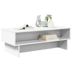 Tavolino da salotto Bianco 100 x 46 x 35 cm Legno multistrato