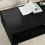Tavolino da salotto Rovere Nero 100 x 46 x 35 cm