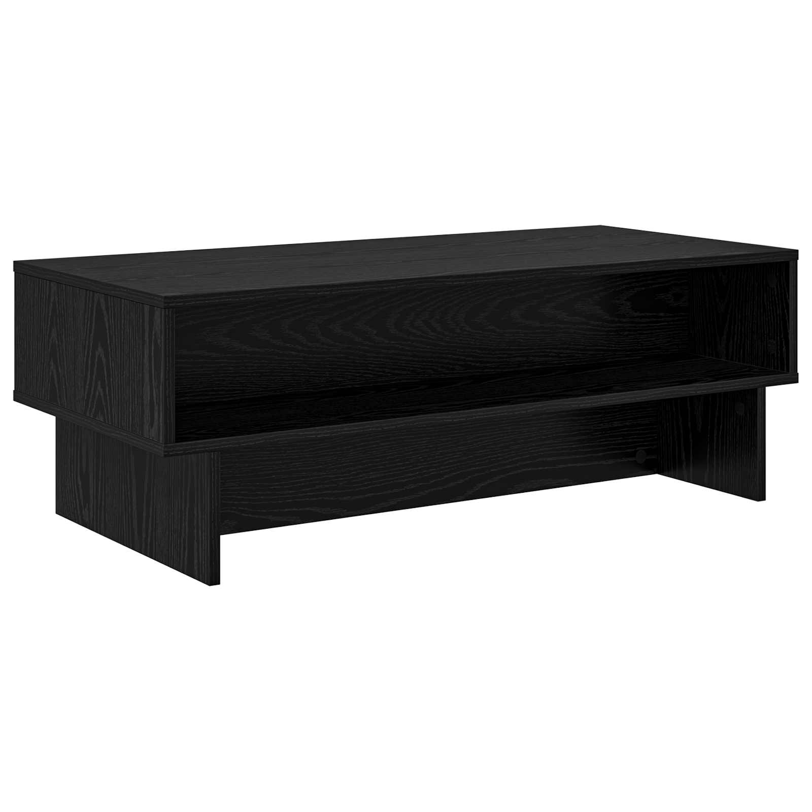 Tavolino da salotto Rovere Nero 100 x 46 x 35 cm