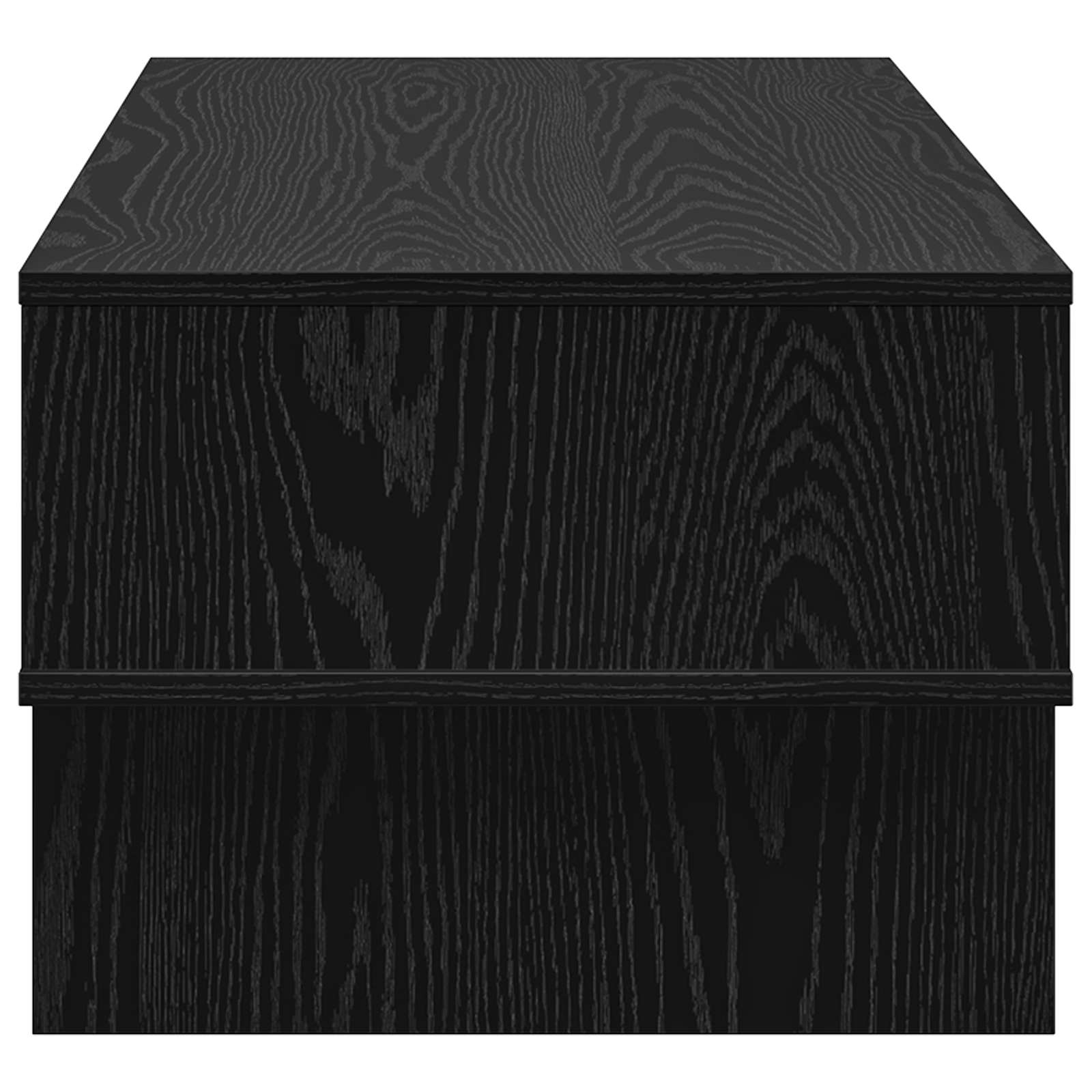 Tavolino da salotto Rovere Nero 100 x 46 x 35 cm