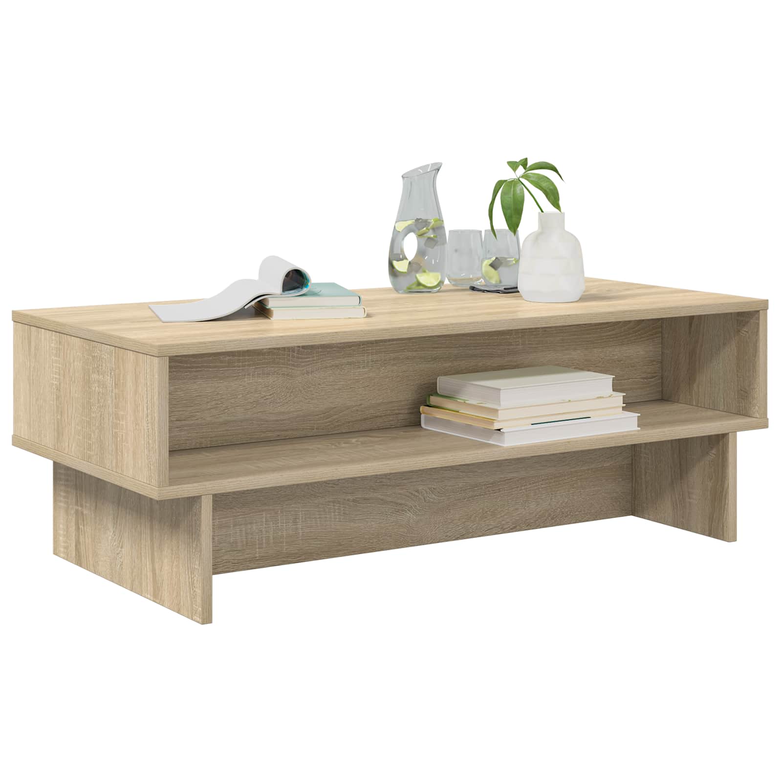 Tavolino da salotto Rovere Sonoma 100 x 46 x 35 cm