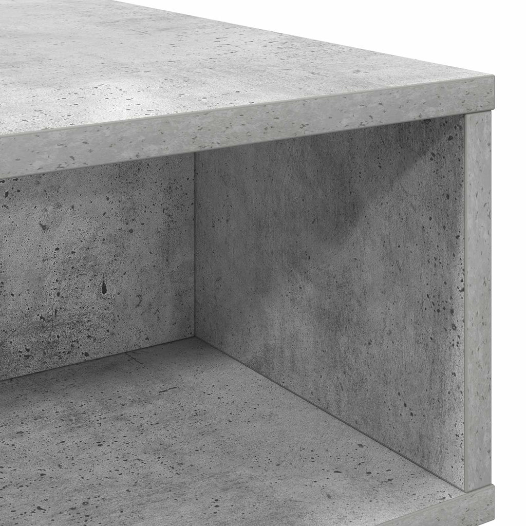 Tavolino da salotto Grigio cemento 100 x 46 x 35 cm