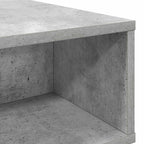 Tavolino da salotto Grigio cemento 100 x 46 x 35 cm