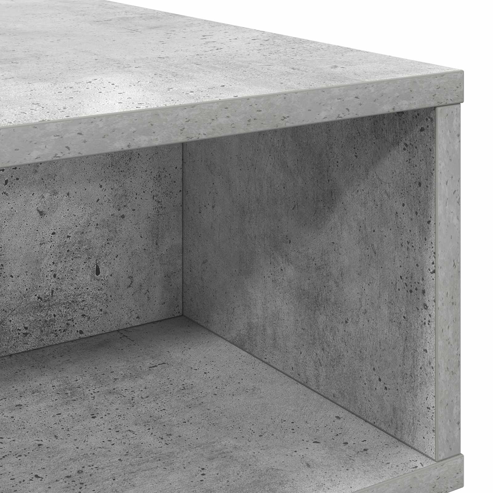 Tavolino da salotto Grigio cemento 100 x 46 x 35 cm