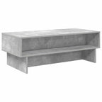 Tavolino da salotto Grigio cemento 100 x 46 x 35 cm