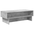 Tavolino da salotto Grigio cemento 100 x 46 x 35 cm