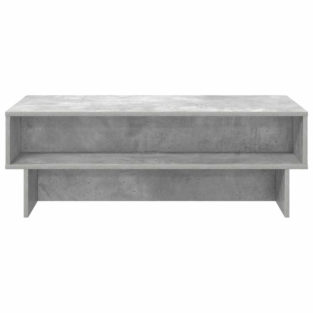 Tavolino da salotto Grigio cemento 100 x 46 x 35 cm