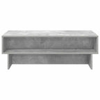 Tavolino da salotto Grigio cemento 100 x 46 x 35 cm