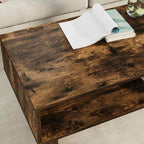 Tavolino da salotto Rovere fumé 100 x 46 x 35 cm