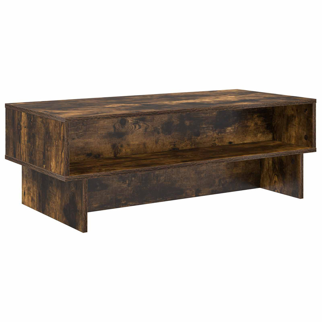 Tavolino da salotto Rovere fumé 100 x 46 x 35 cm