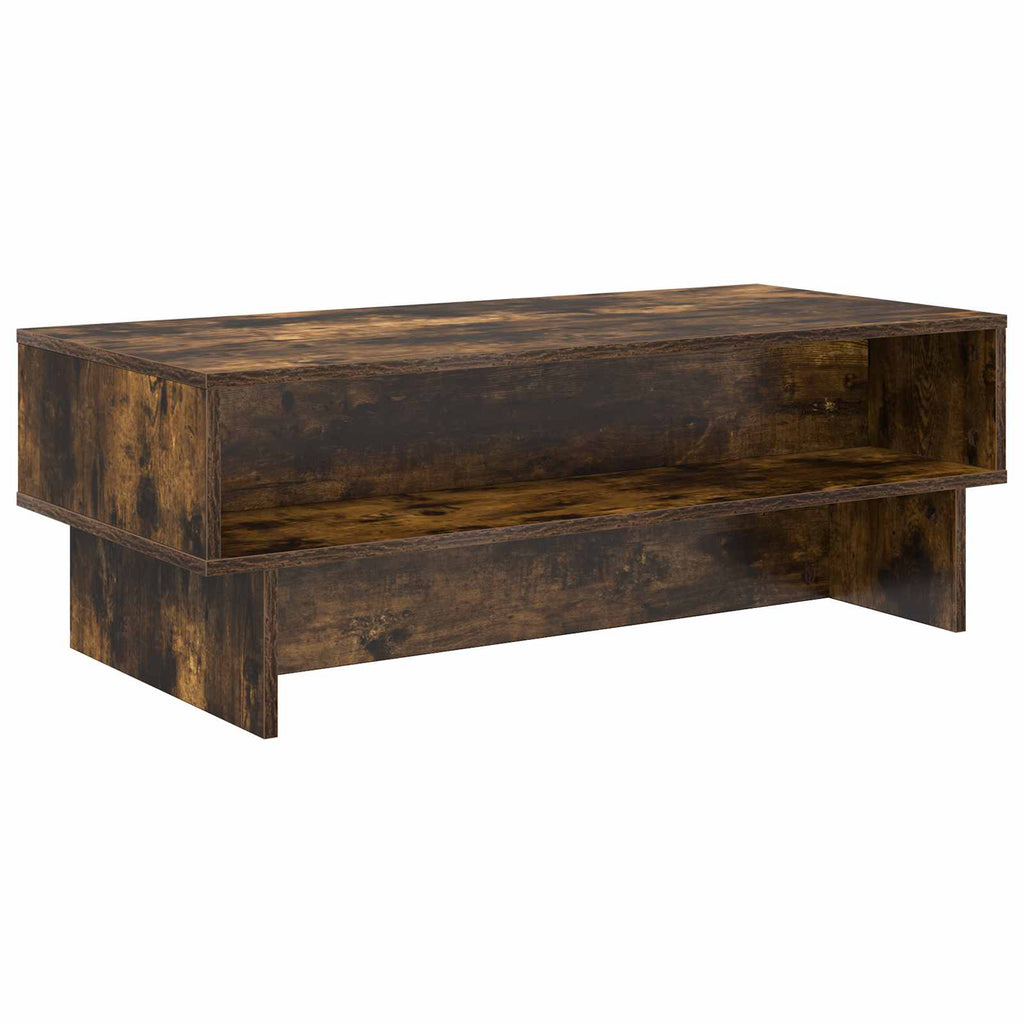Tavolino da salotto Rovere fumé 100 x 46 x 35 cm