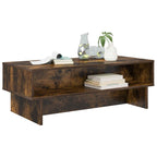 Tavolino da salotto Rovere fumé 100 x 46 x 35 cm