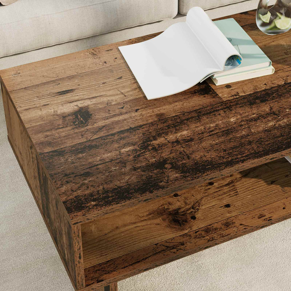 Tavolino da salotto Legno vecchio 100 x 46 x 35 cm