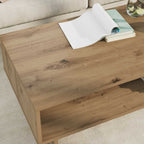 Tavolino da salotto Rovere artigianale 100 x 46 x 35 cm