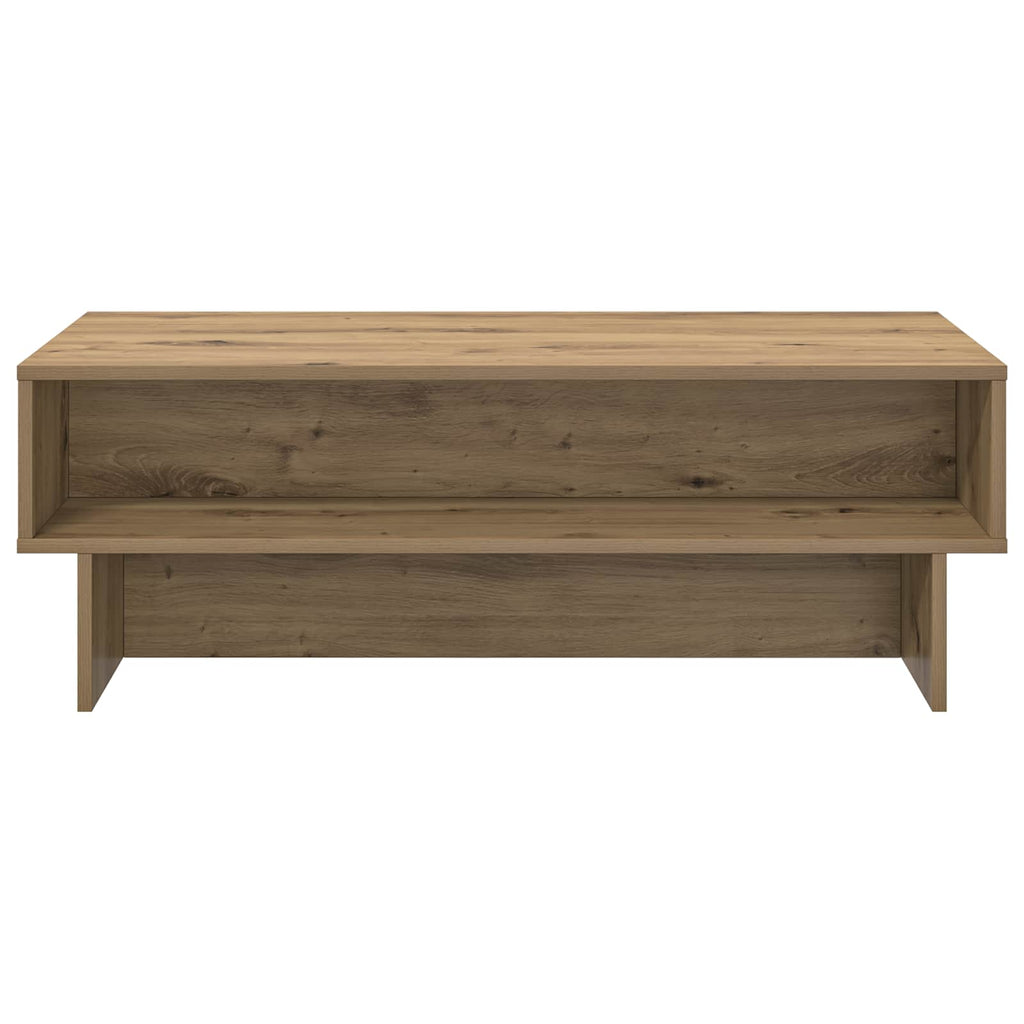 Tavolino da salotto Rovere artigianale 100 x 46 x 35 cm