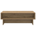 Tavolino da salotto Rovere artigianale 100 x 46 x 35 cm