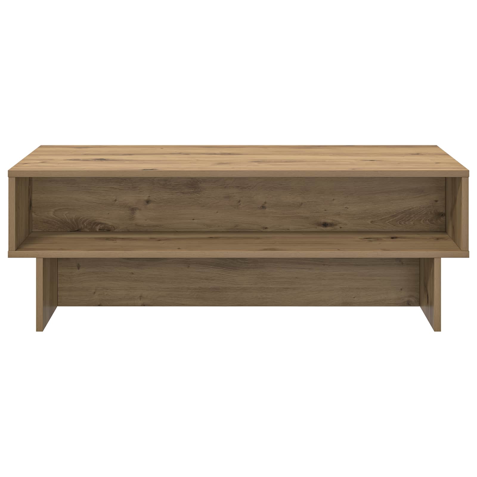 Tavolino da salotto Rovere artigianale 100 x 46 x 35 cm