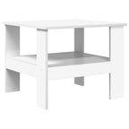 Tavolino da salotto Bianco 57 x 55 x 45 cm Legno multistrato