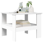 Tavolino da salotto Bianco 57 x 55 x 45 cm Legno multistrato