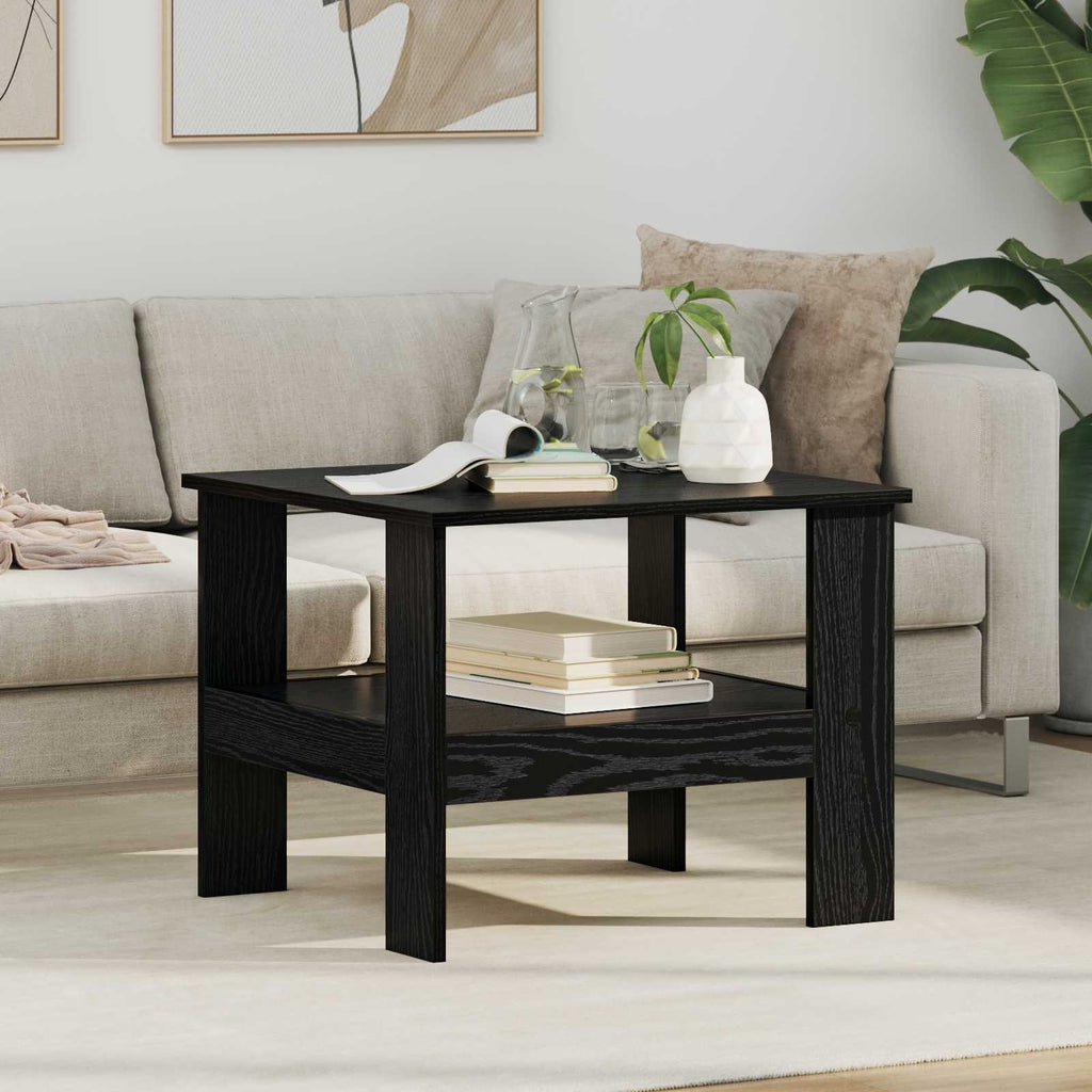 Tavolino da salotto Rovere Nero 57 x 55 x 45 cm