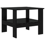 Tavolino da salotto Rovere Nero 57 x 55 x 45 cm