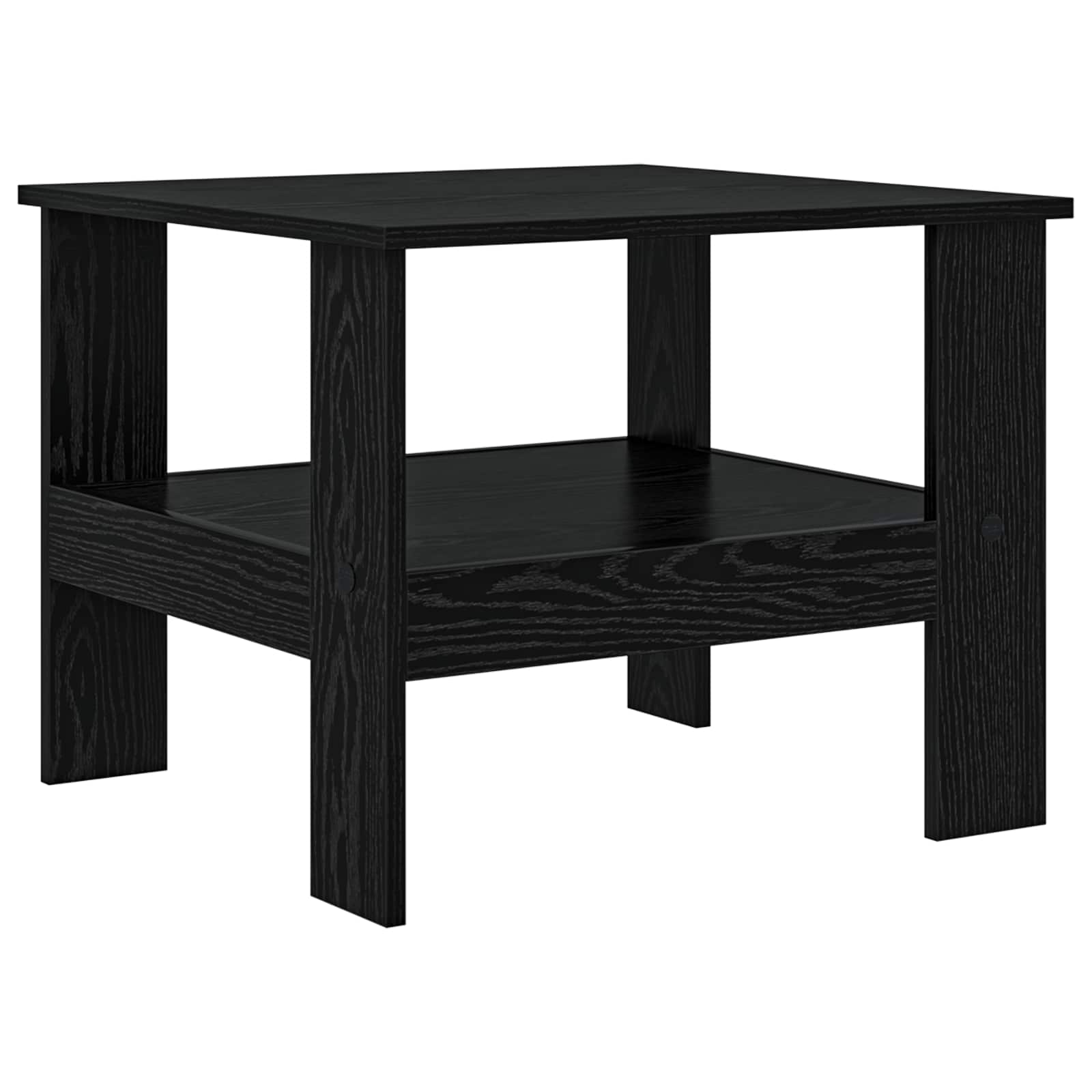 Tavolino da salotto Rovere Nero 57 x 55 x 45 cm