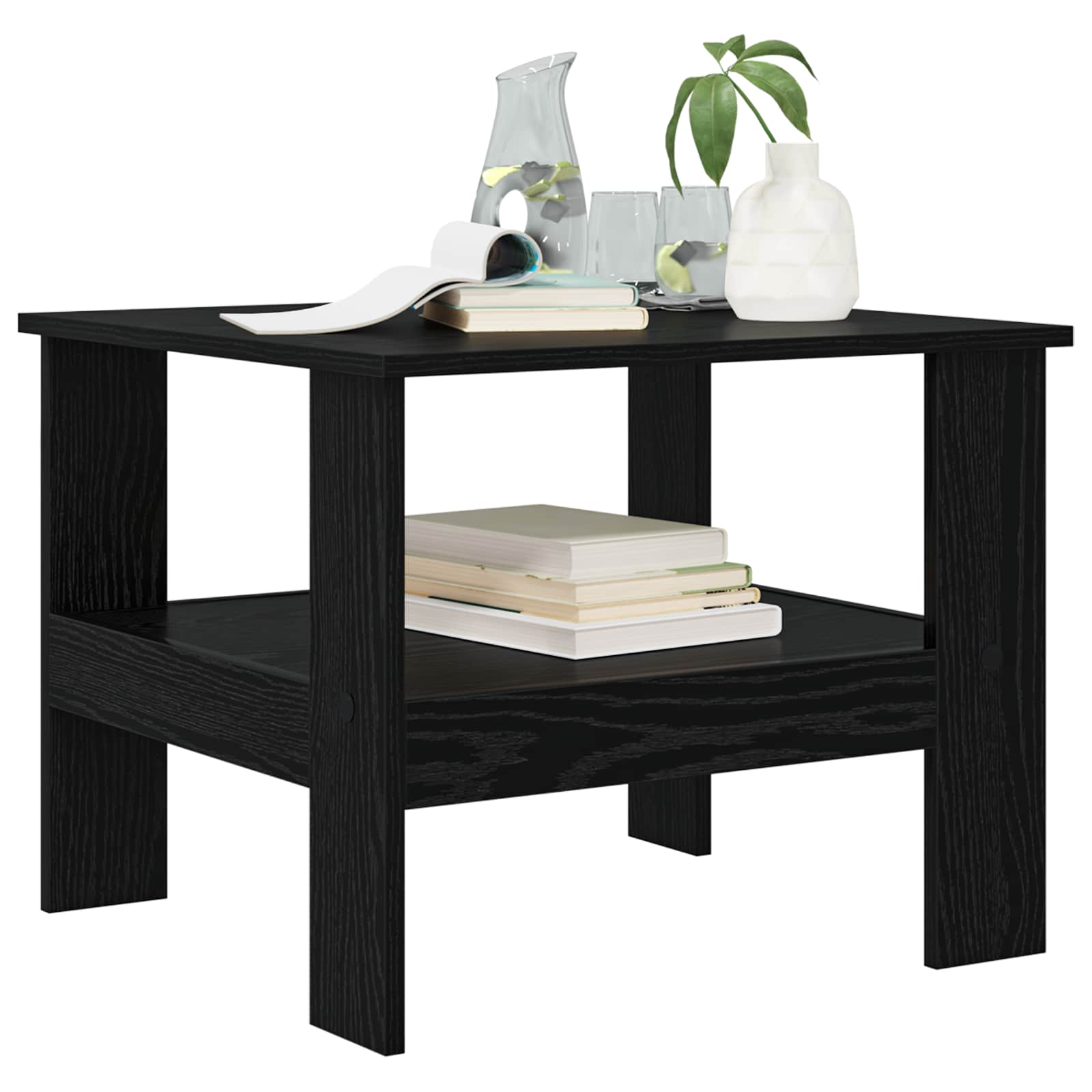 Tavolino da salotto Rovere Nero 57 x 55 x 45 cm