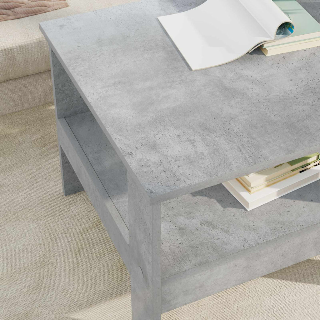 Tavolino da salotto Grigio cemento 57 x 55 x 45 cm