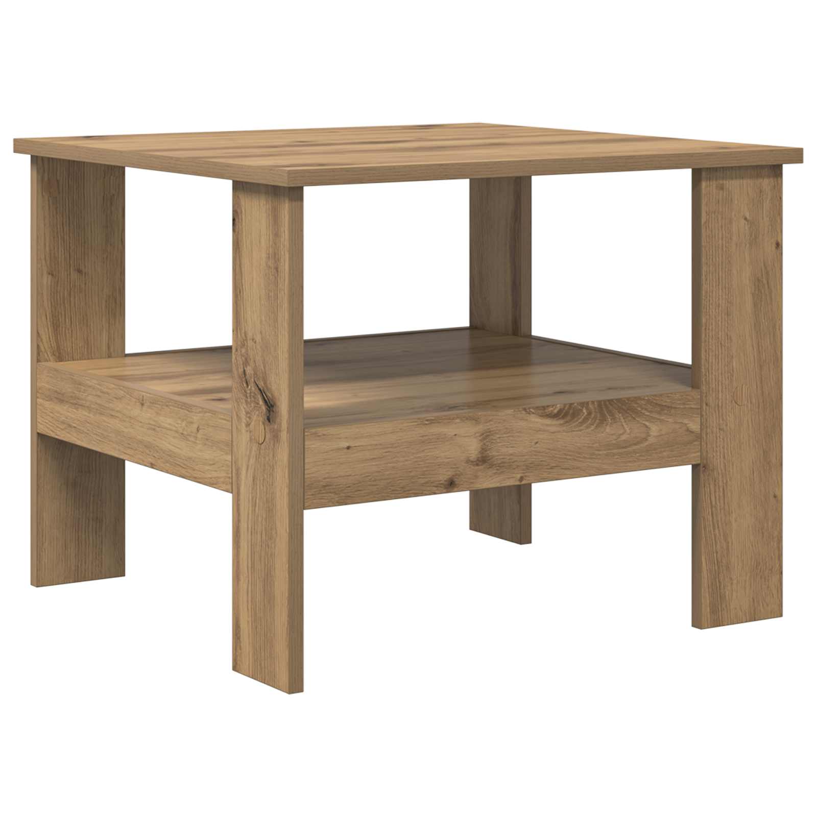 Tavolino da salotto Rovere artigianale 57 x 55 x 45 cm