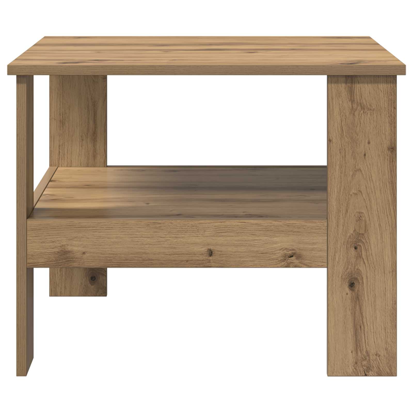 Tavolino da salotto Rovere artigianale 57 x 55 x 45 cm