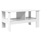 Tavolino da salotto Bianco 90 x 50 x 45 cm Legno multistrato