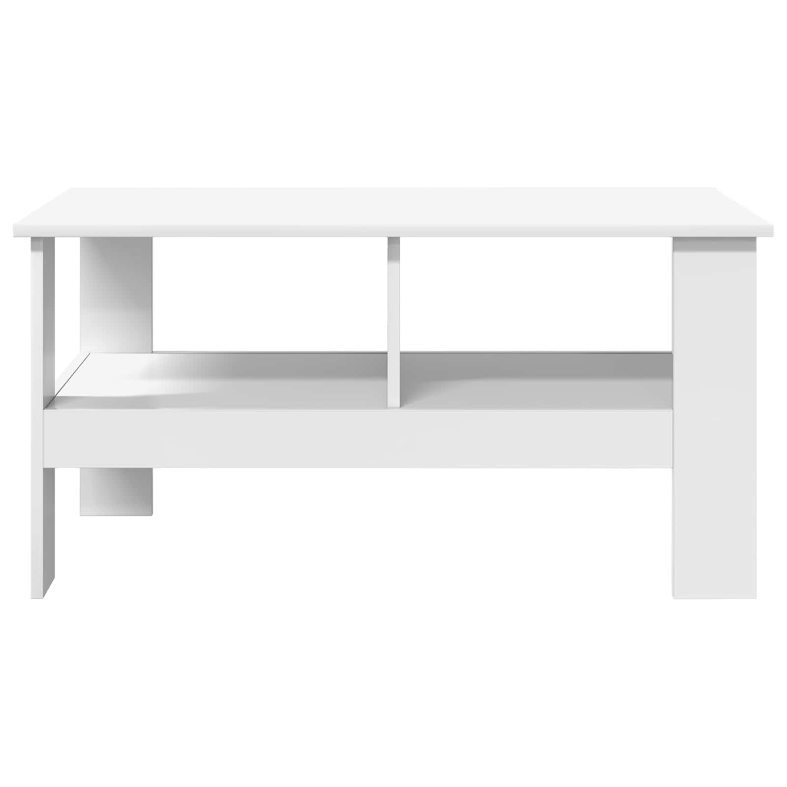 Tavolino da salotto Bianco 90 x 50 x 45 cm Legno multistrato