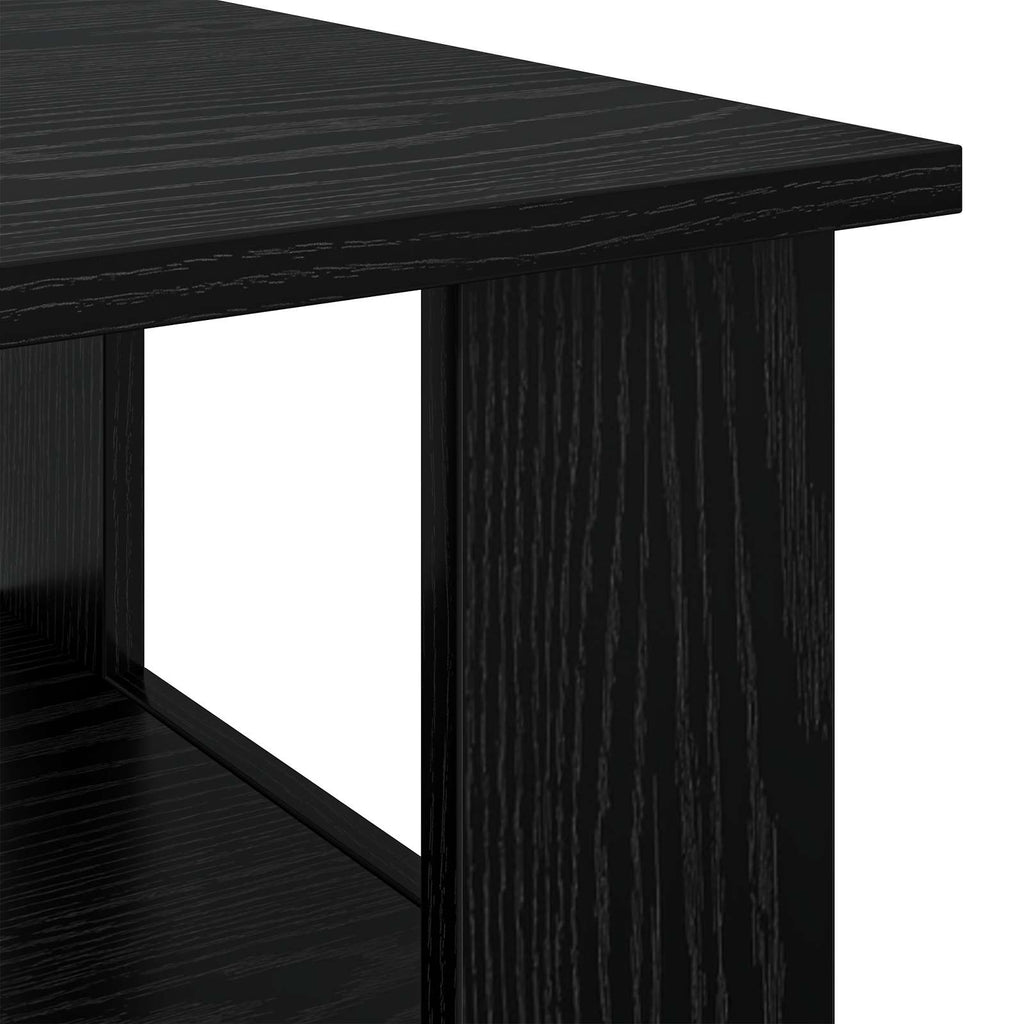 Tavolino da salotto Rovere Nero 90 x 50 x 45 cm