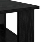 Tavolino da salotto Rovere Nero 90 x 50 x 45 cm