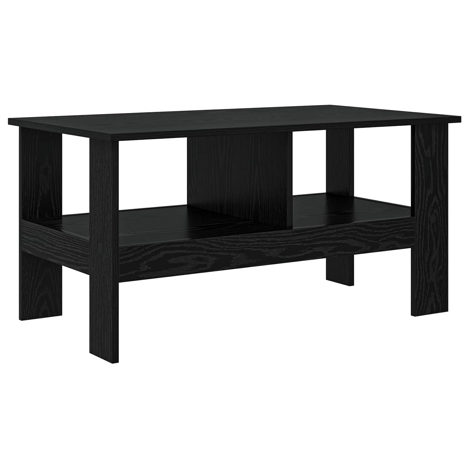 Tavolino da salotto Rovere Nero 90 x 50 x 45 cm