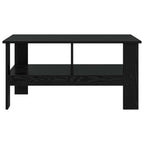 Tavolino da salotto Rovere Nero 90 x 50 x 45 cm