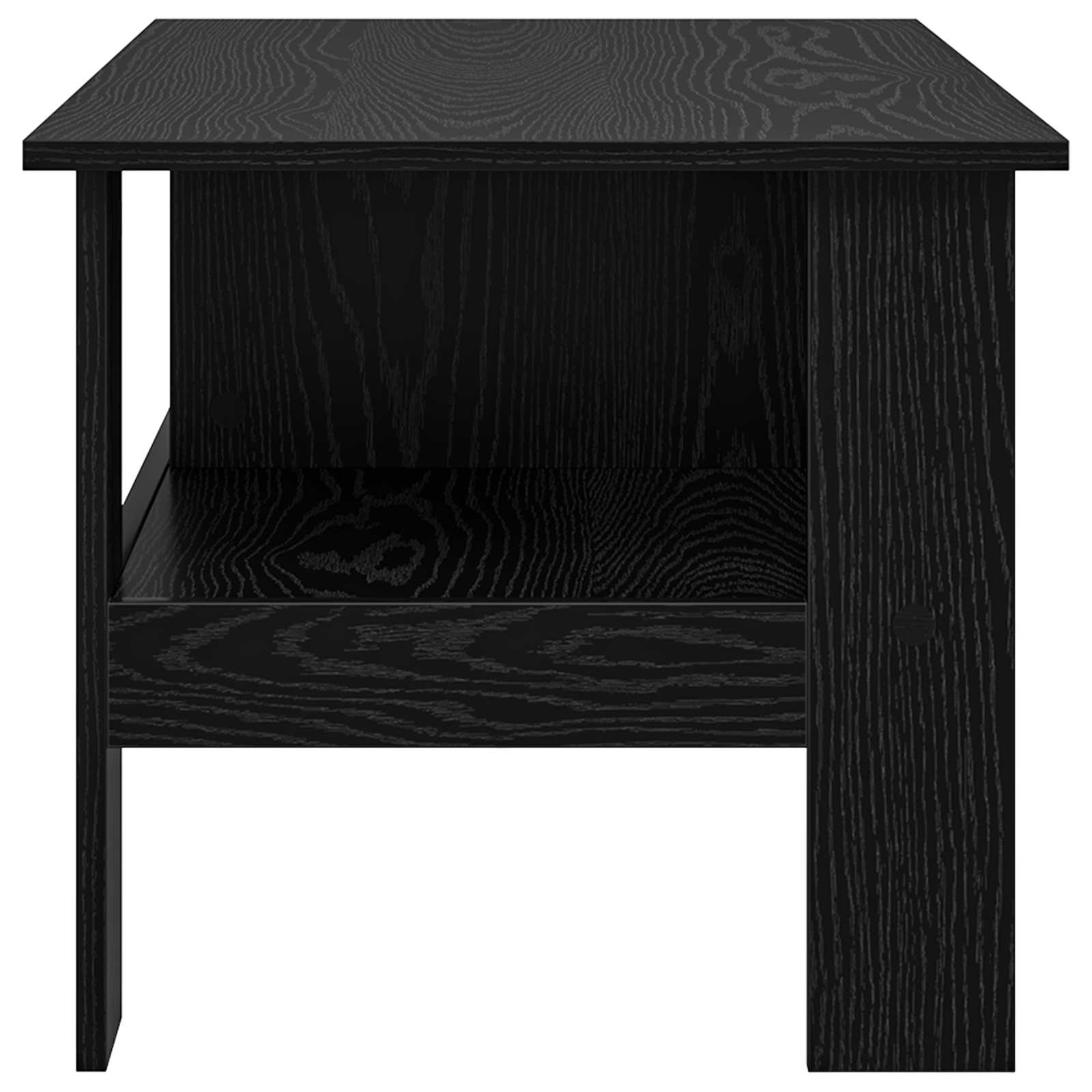 Tavolino da salotto Rovere Nero 90 x 50 x 45 cm