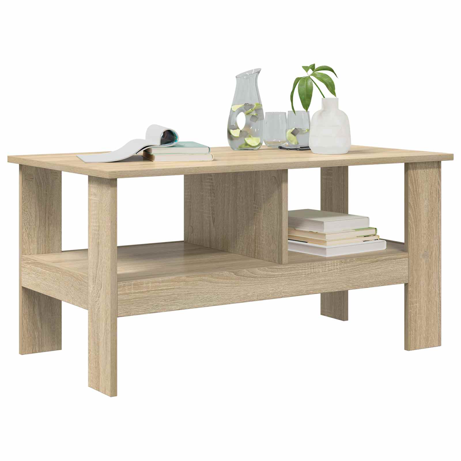 Tavolino da salotto Rovere Sonoma 90 x 50 x 45 cm