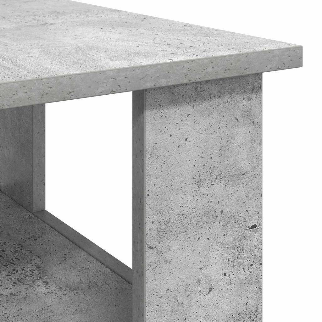 Tavolino da salotto Grigio cemento 90 x 50 x 45 cm