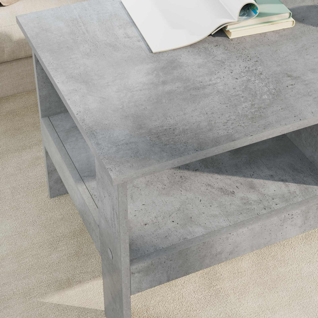 Tavolino da salotto Grigio cemento 90 x 50 x 45 cm