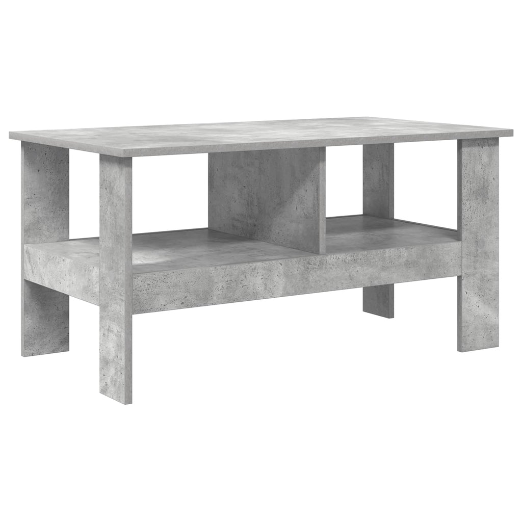 Tavolino da salotto Grigio cemento 90 x 50 x 45 cm