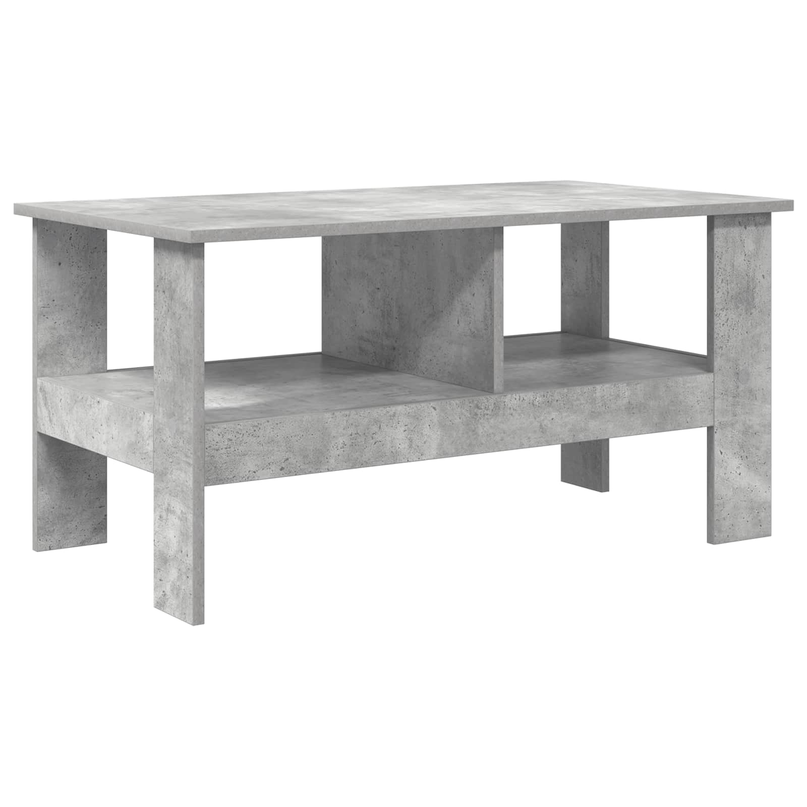 Tavolino da salotto Grigio cemento 90 x 50 x 45 cm