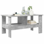 Tavolino da salotto Grigio cemento 90 x 50 x 45 cm