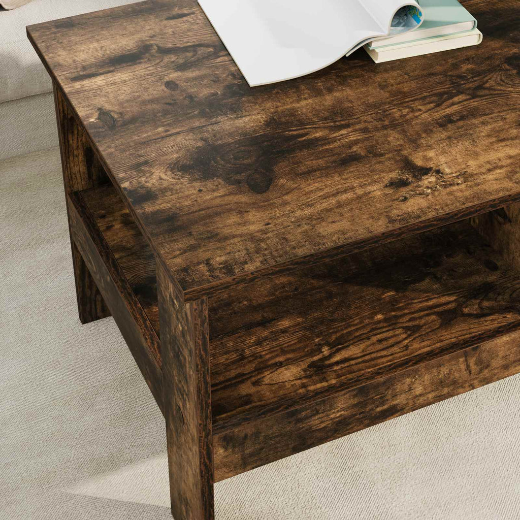 Tavolino da salotto Rovere fumé 90 x 50 x 45 cm