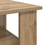 Tavolino da salotto Rovere artigianale 90 x 50 x 45 cm
