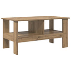 Tavolino da salotto Rovere artigianale 90 x 50 x 45 cm