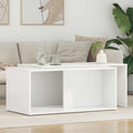 Set di Tavolini da Caffè 2 pcs Bianco Legno multistrato