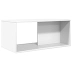 Set di Tavolini da Caffè 2 pcs Bianco Legno multistrato