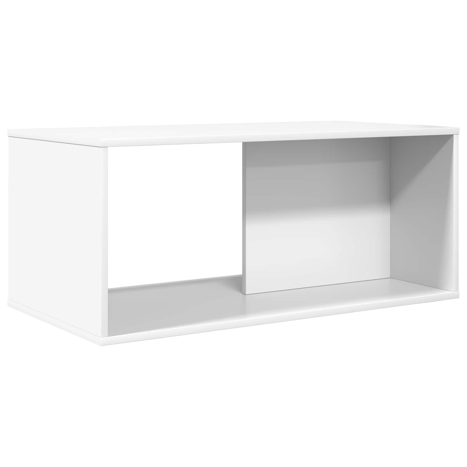 Set di Tavolini da Caffè 2 pcs Bianco Legno multistrato