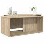 Set di Tavolini da Caffè 2 pcs Rovere Sonoma Legno multistrato